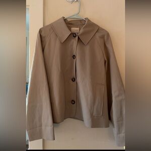 Sezane Bobby Trench Jacket Light Beige size 2
